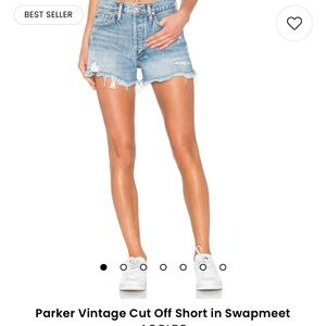 Agolde Parker vintage shorts.  Size 26.  Perfect condition!! Swapmeet wash